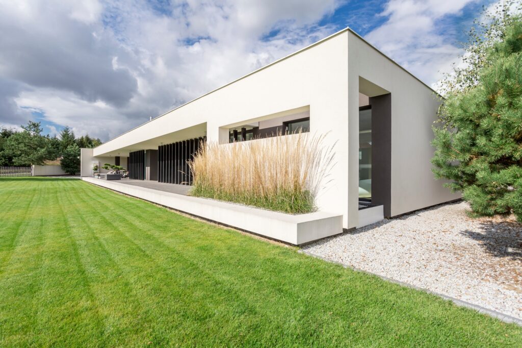 Modern geometric villa